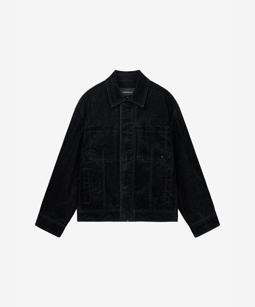 Вельветовый деним тракер Black ZI2JP251BK