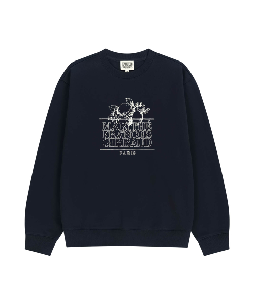 LEMON CLASSIC LOGO SWEATSHIRT navy