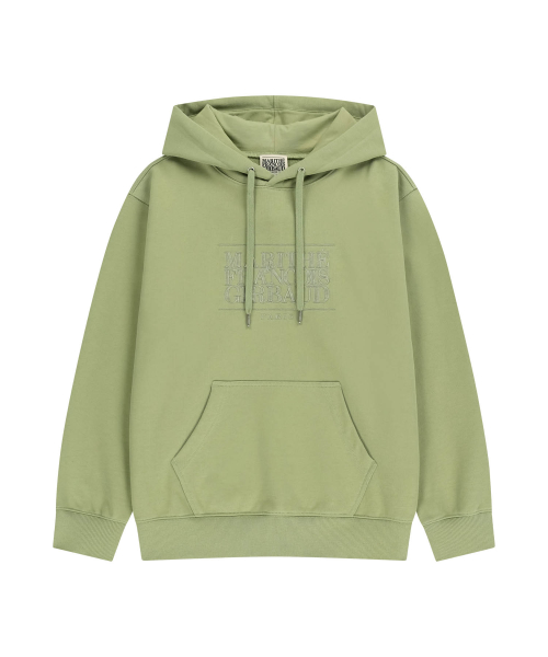 CLASSIC LOGO EMBROIDERY HOODIE olive