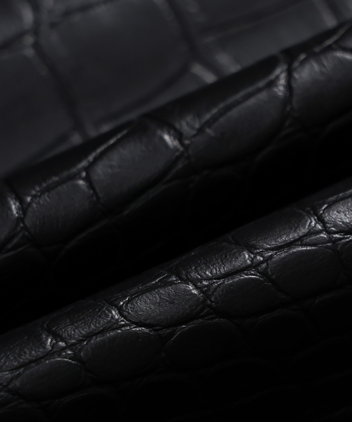 CROCO FAKE LEATHER JACKET