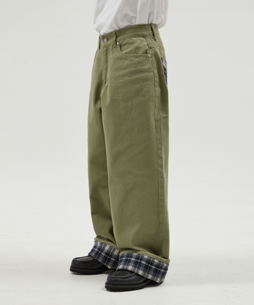 Хлопковые брюки карго с нашивкой Khaki