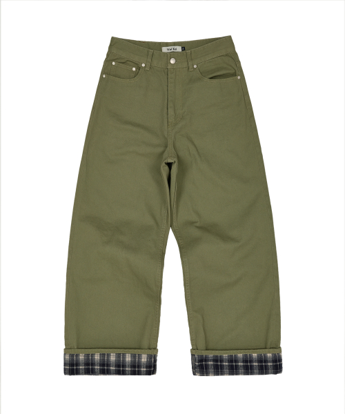 Хлопковые брюки карго с нашивкой Khaki