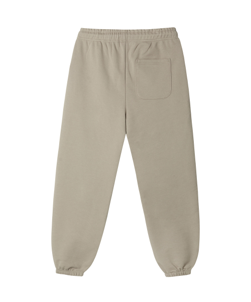 Спортивные штаны с малым двухцветным лого_Beige