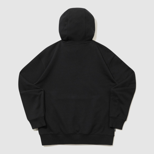 Свободное худи унисекс Black QR123LHD11