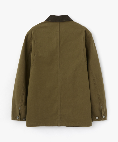 Джинсовая куртка чоре с контрастной отделкой KHAKI