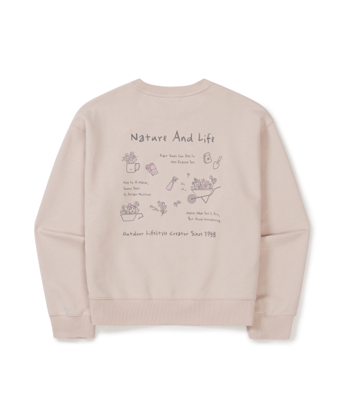 Свитшот женский укороченный Gardening (S26SWFHT53) Light Pink