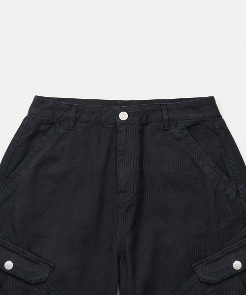 Карго с винтажным окрашиванием (BLACK)