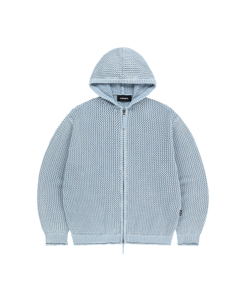 PIGMENT MESH ZIP UP KNIT SKY синий(MG2GSMK687A)