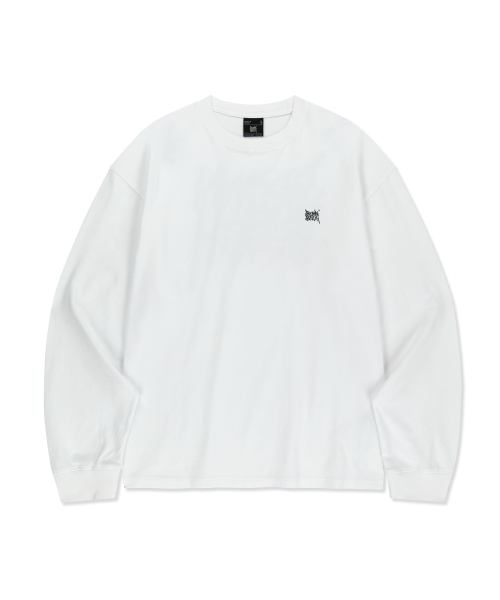 PAISLEY TAG LONGSLEEVE - белый