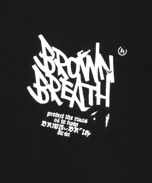 CRACKED TAG CREWNECK - чёрный