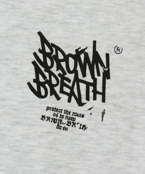 CRACKED TAG CREWNECK - ASH