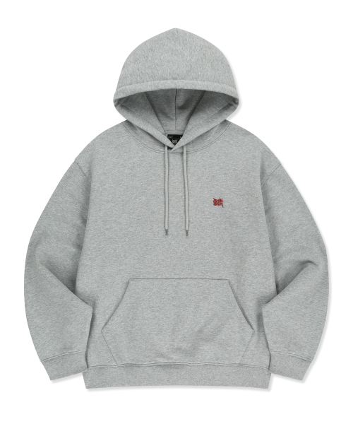 TAG HOODIE - MELANGE GREY