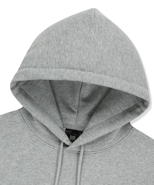 TAG HOODIE - MELANGE GREY
