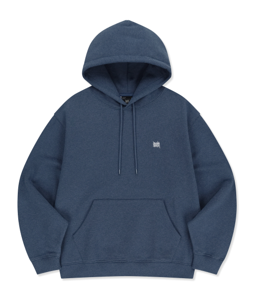 TAG HOODIE - MELANGE синий