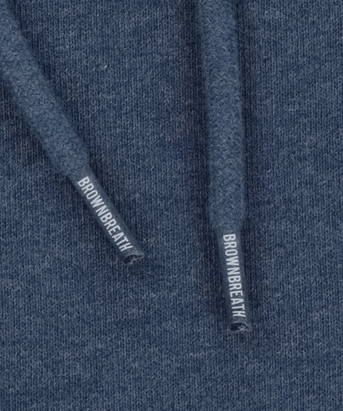 TAG HOODIE - MELANGE синий