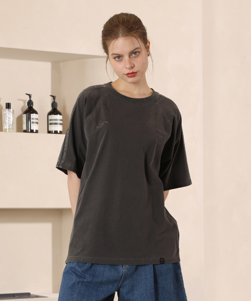 Футболка Pigment Raglan Track GT-371_Smoke Black