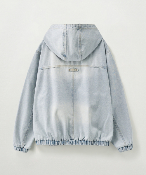 Джинсовый бомбер Theo Light Blue