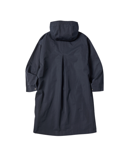 W HOOD LONG FIELD JACKET [NAVY]