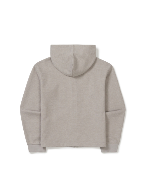 Женское трикотажное худи на молнии (S26SWFFJ31) Sand Beige