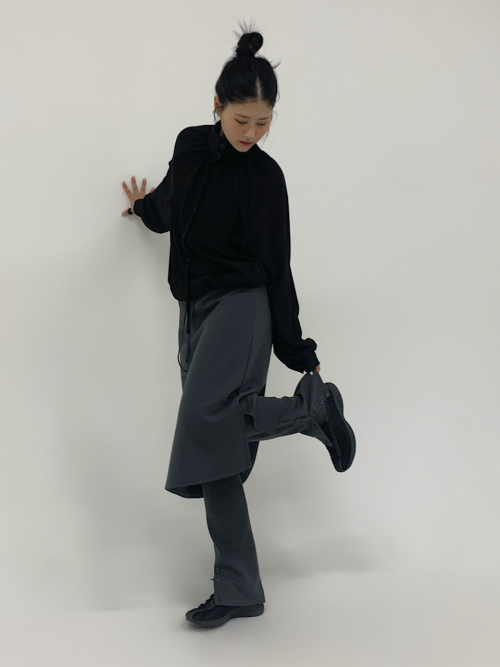 Button Skirt Pants (2C)
