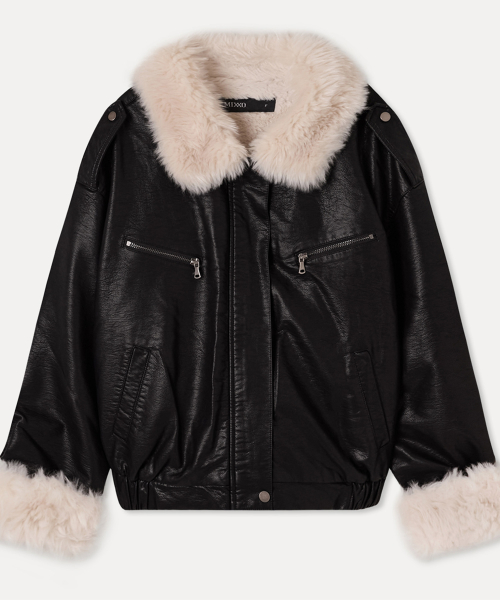 Дубленка из искусственного меха_MIWJLG24SS