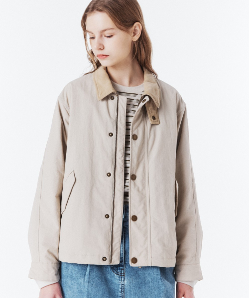 зелёныйFORD SHORT JACKET - L/BEIGE (P261UJK101)