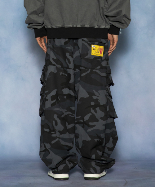 Карго-брюки GP163 Star Point (BLACK CAMO)