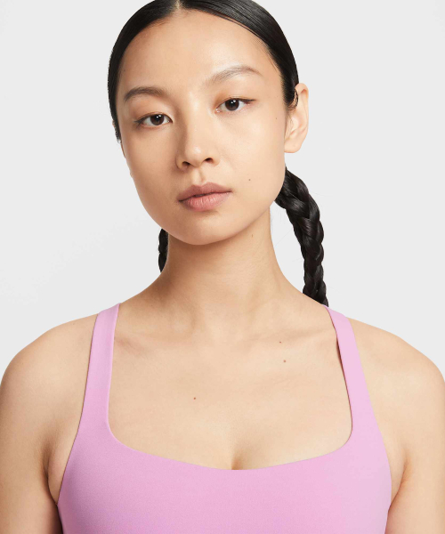 Спортивный топ-бра Zenvy Light Support W - Light Magenta:White / IB9873-503