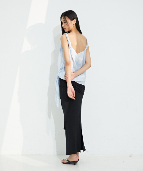 Туника Knotted_Sky blue
