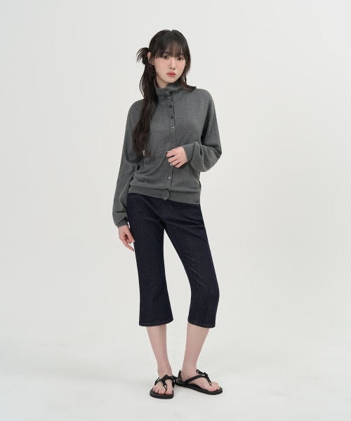 Кардиган W Soft Highneck Cardigan (GREY)