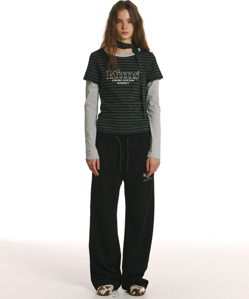 Mini Bam Line Pants Black