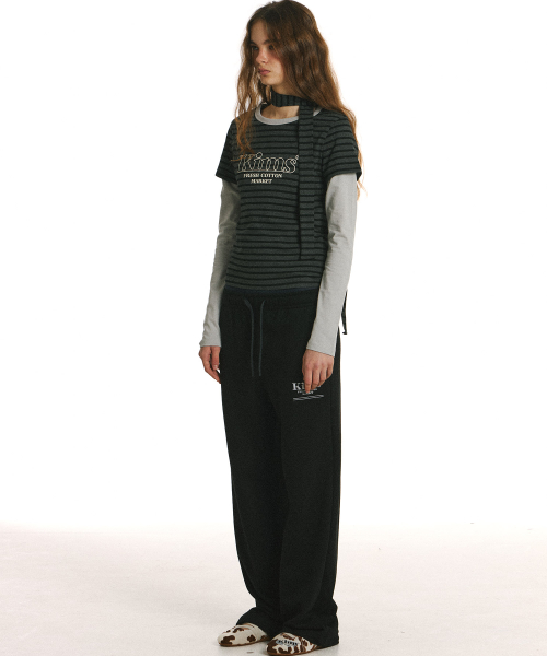 Mini Bam Line Pants Black