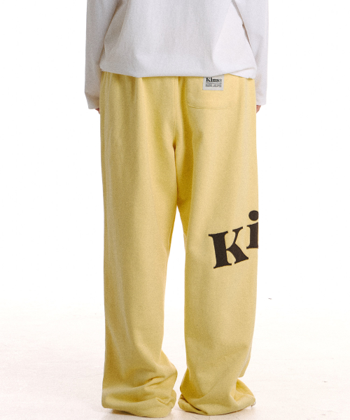 Messy Alpha App Sweatpants Yellow