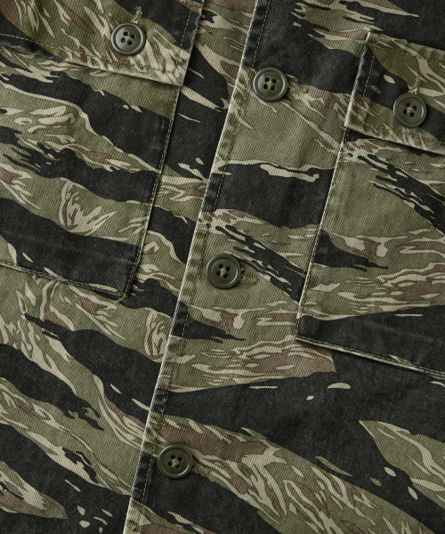 TDS TIGER CAMO MILITARY JACKET_TIGER CAMO