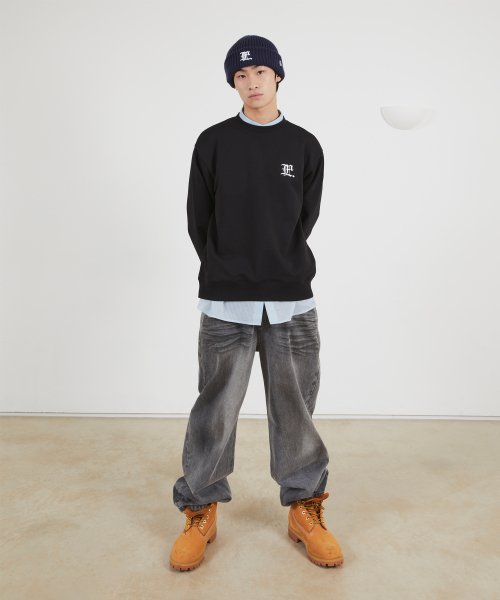 GOTHIC SWEATSHIRT navy