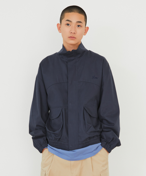 CARGO BOMBER JACKET navy