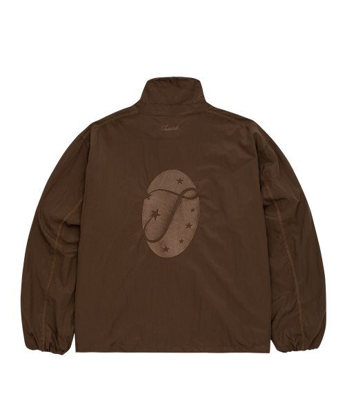 Tuewid light weight tracksuit set up Brown