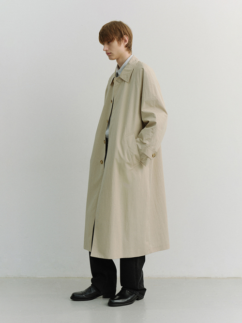 REFINED MAC COAT_UNISEX_UDTR6A101_BEIGE