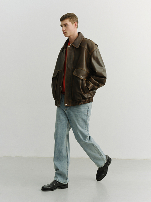 STRAIGHT TAPERED JEANS_UDPA6A304_LIGHT BLUE