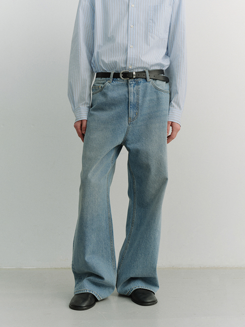 SEMI FLARED JEANS_UDPA6A306_LIGHT BLUE