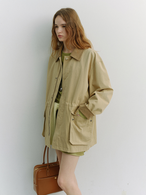 UNISEX COTTON CHORE JACKET_UDJA6A101_BEIGE