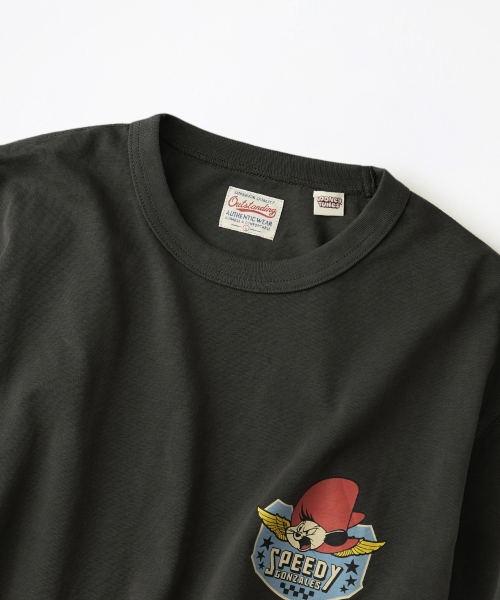[LOONEY TUNES] LONG SLEEVE(SPEEDY GONZALES)_CHARCOAL