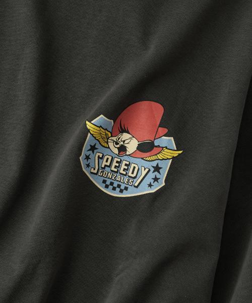 [LOONEY TUNES] LONG SLEEVE(SPEEDY GONZALES)_CHARCOAL