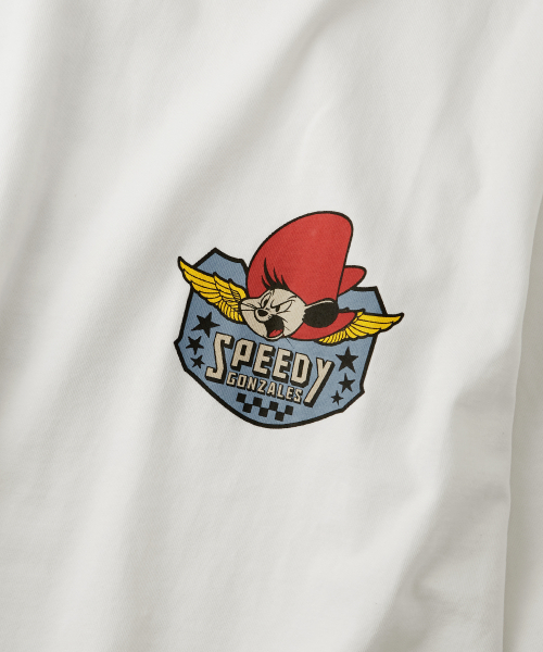 [LOONEY TUNES] LONG SLEEVE(SPEEDY GONZALES)_OFF WHITE
