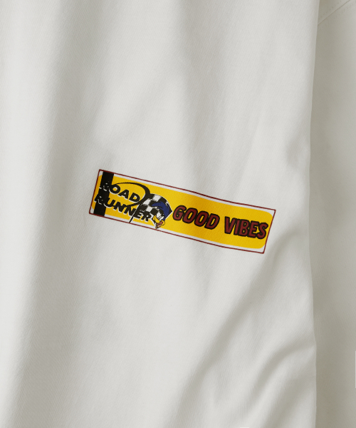[LOONEY TUNES] LONG SLEEVE(ROAD RUNNER)_OFF WHITE
