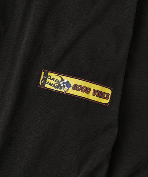[LOONEY TUNES] LONG SLEEVE(ROAD RUNNER)_BLACK