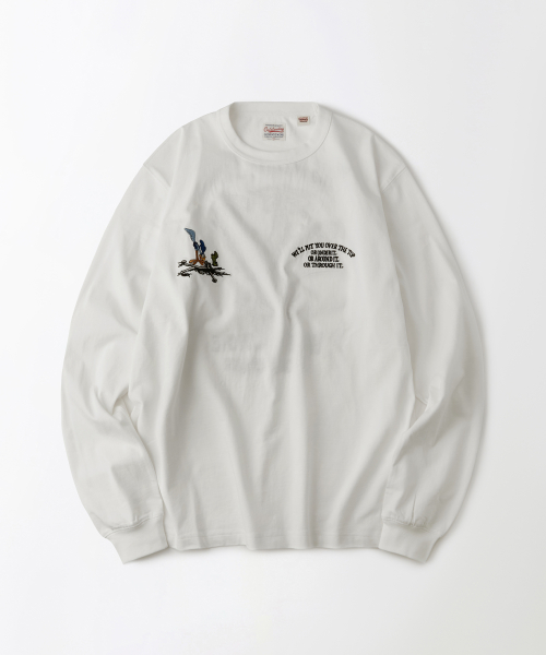 [LOONEY TUNES] LONG SLEEVE(THIS MIGHT HURT)_OFF WHITE