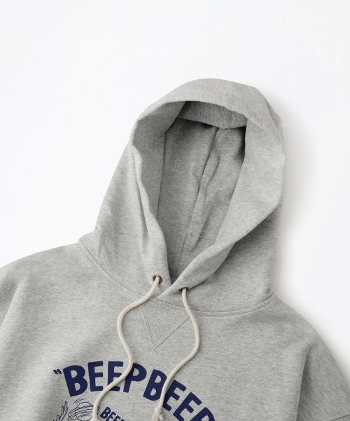 [LOONEY TUNES] HOOD SWEAT(BEEP BEEP)_3%MELANGE GRAY