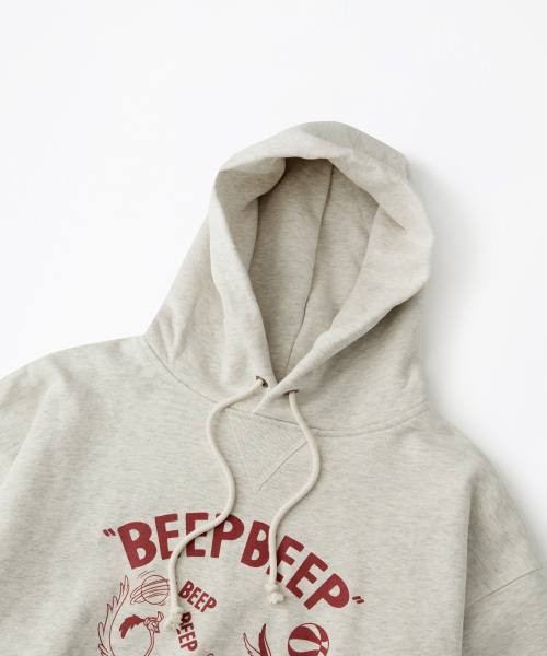 [LOONEY TUNES] HOOD SWEAT(BEEP BEEP)_1%OATMEAL