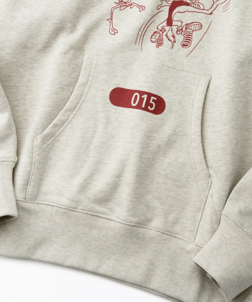 [LOONEY TUNES] HOOD SWEAT(BEEP BEEP)_1%OATMEAL
